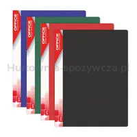 Office Products Teczka Ofertowa Pp, A4, 620Mikr., 30 Koszulek, Czerwona  - 2