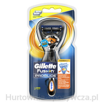 Gillette Fusion Proglide Maszynka Do Golenia Dla Mężczyzn + 2 Ostrza Wymienne