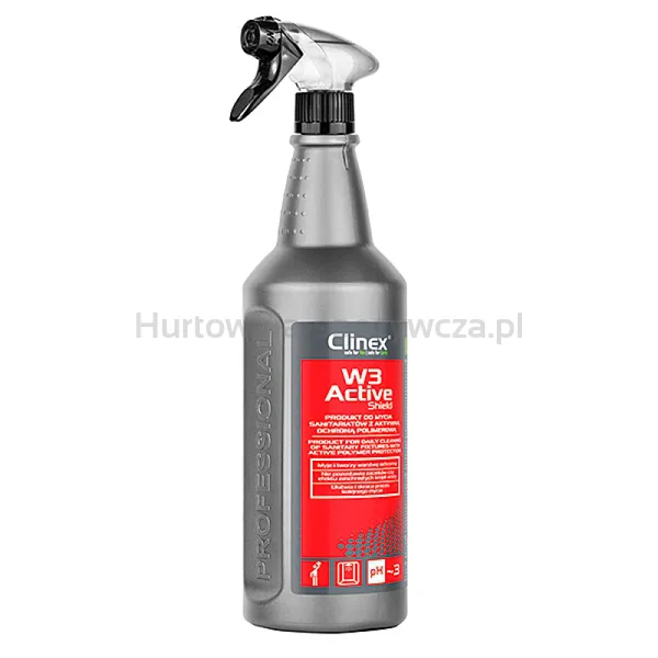 Preparat Clinex W3 Active Shield, Do Mycia Sanitariatów I Łazienek, 1L