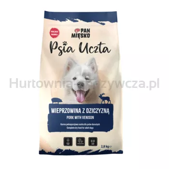 Pan Mięsko Psia Uczta Wieprzowina z dziczyzną 2,8 kg