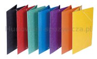 Donau Teczka z gumką preszpan, A4, 390gsm, 3-skrz., fioletowa  - 2