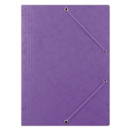 Donau Teczka z gumką preszpan, A4, 390gsm, 3-skrz., fioletowa 