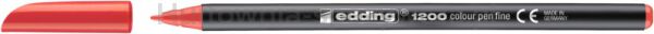 Pisak z cienką końcówką e-1200 EDDING, 1mm, czerwony - 2