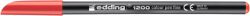 Pisak z cienką końcówką e-1200 EDDING, 1mm, czerwony