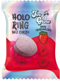 HOLOPOPS lizak "pierścień" bez cukru o smaku truskawkowym 6g (opak. zbiorcze)