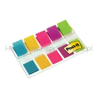 Post-It Zakładki indeksujące (683-5CB), PP, 11,9x43,1mm, 5x20 kart., mix kolorów  - 2