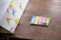 Post-It Zakładki indeksujące (683-5CB), PP, 11,9x43,1mm, 5x20 kart., mix kolorów  - 6