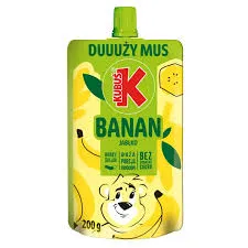 Kubuś Mus Banan Jabłko 200G