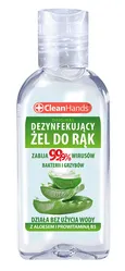 Antybakteryjny żel do rąk CLEAN HANDS, z aloesem i prowitaminą B5, 50 ml