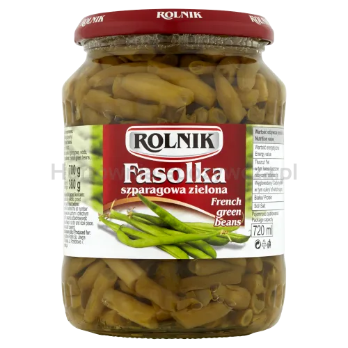 Rolnik Fasolka Szparagowa Zielona 720 Ml