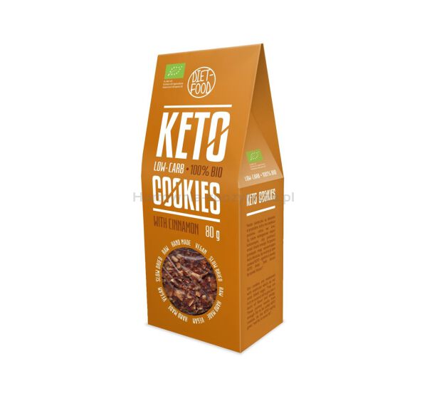 Ciasteczka KETO z cynamonem BIO 80 g