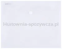 Donau Teczka kopertowa zatrzask, PP, C5, 180mikr., transparentna 