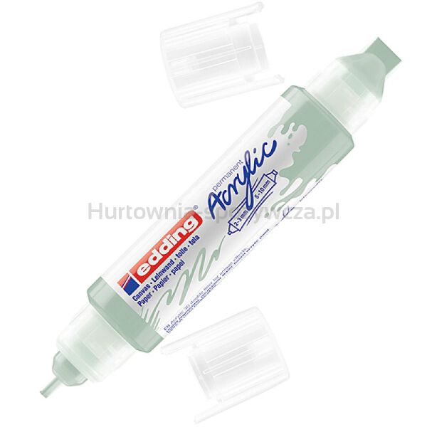 Marker akrylowy 3D e-5400 EDDING, podwójny, 2-3 mm, 5-10 mm, aksamitna mięta - 2