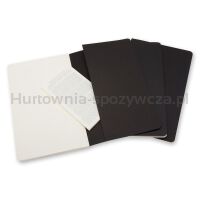 Moleskine Zestaw 3 Zeszytów Cahier Journals P (9x14cm) w linie, 64 strony, czarny  - 5
