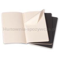 Moleskine Zestaw 3 Zeszytów Cahier Journals P (9x14cm) w linie, 64 strony, czarny  - 6