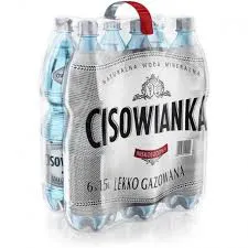 Cisowianka Woda Mineralna Gazowana 1,5l  SK x 6 sztuk