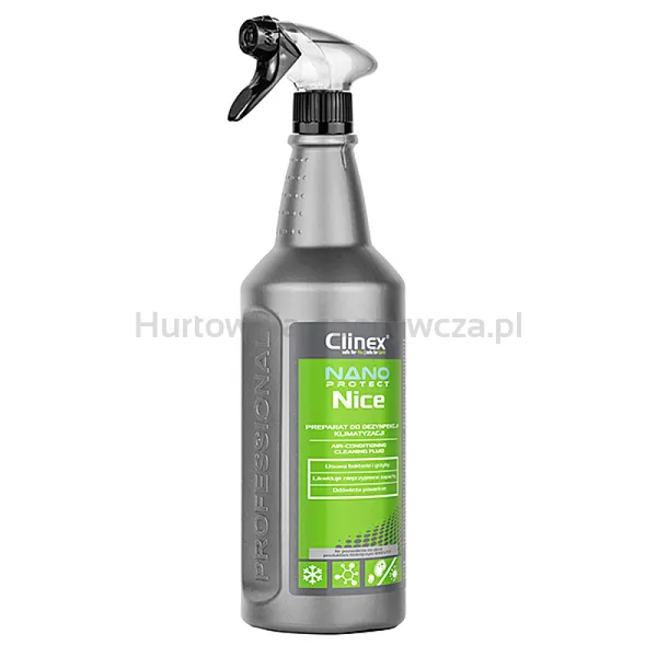 Preparat CLINEX Nano Protect Silver Nice, do dezynfekcji układów klimatyzacji i wentylacji, 1l
