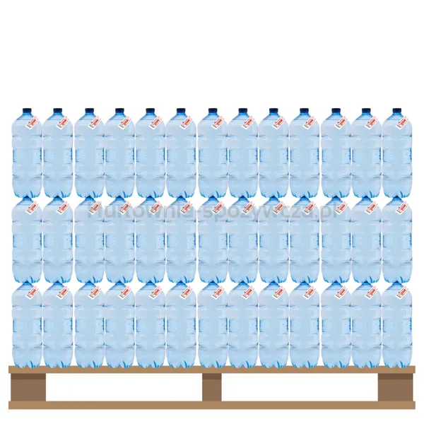 Woda Tge źródlana niegazowana 5 l <br>(Paleta 162 szt.)