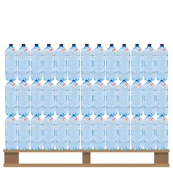 Woda Tge źródlana niegazowana 5 l <br>(Paleta 162 szt.)