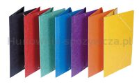 Donau Teczka z gumką preszpan, A4, 390gsm, 3-skrz., Czarna  - 2