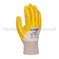 Rękawice DONAU SAFETY Nitrile 02, kat. II, rozm. 10, żółte - 2