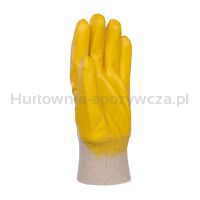 Rękawice DONAU SAFETY Nitrile 02, kat. II, rozm. 10, żółte - 3