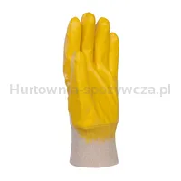 Rękawice DONAU SAFETY Nitrile 02, kat. II, rozm. 10, żółte - 3