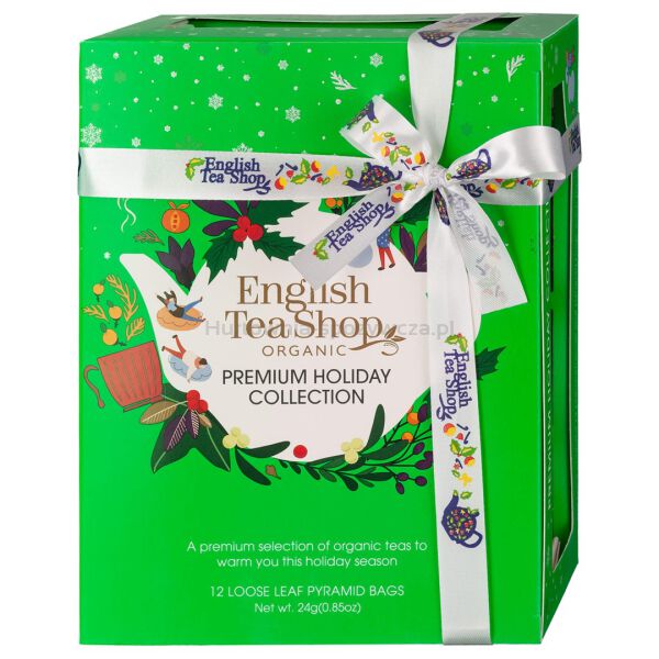 Zestaw herbat świątecznych piramidki Holiday GREEN (12x2) BIO 24 g BN