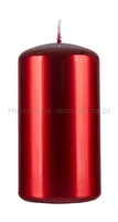 Świeca słupek DONAU HOME Aurora, 70x130mm, rubin - 2