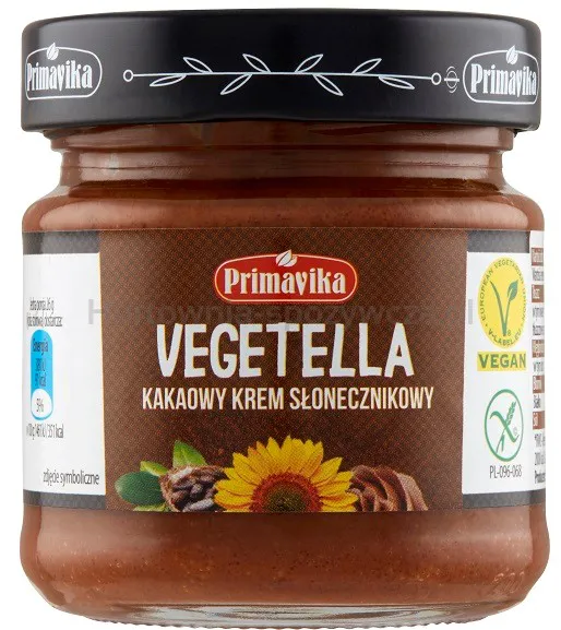 Vegetella - Kakaowy Krem Słonecznikowy 160G