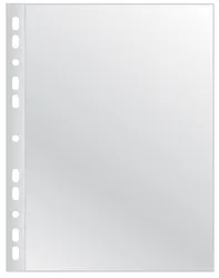 Q-Connect Koszulki na dokumenty poszerzane, PP, A4, groszkowe, 40mikr., 50szt. 