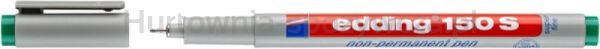 Foliopis zmywalny e-150 S EDDING, 0,3 mm, zielony