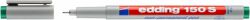 Foliopis zmywalny e-150 S EDDING, 0,3 mm, zielony