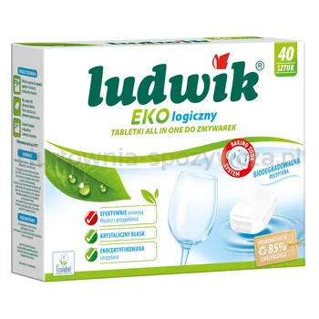 Ludwik Ekologiczny All In One Tabletki Do Zmywarek 40 Szt.