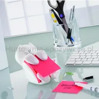 Post-It Podajnik do karteczek samoprzylepnych Kotek (CAT-330), biały, w zestawie 1 bloczek Super Sticky Z-Notes  - 4