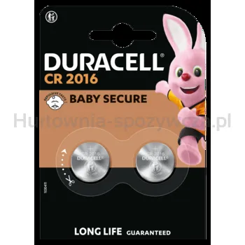 Duracell Baterie Specjalistyczne Litowe Pastylkowe Typ 2016 2Szt.