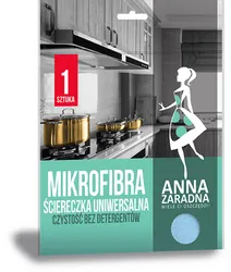 Anna Zaradna Mikrofibra ściereczka uniwersalna 1 szt., niebieski