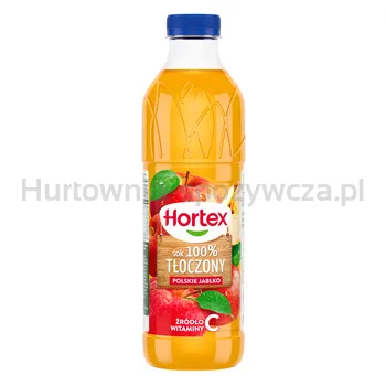 Hortex Polskie Jabłko Tłoczone jabłko sok 100% butelka Pet 1L SK