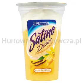 Bakoma Satino Deser O Smaku Waniliowym Z Bitą Śmietanką 170G