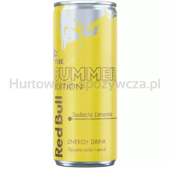 Red Bull Summer Edition napój energetyczny sudachi limonka 250 ml