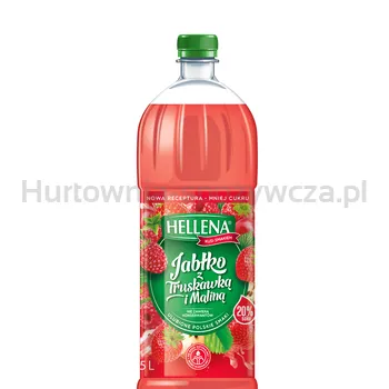 Hellena Napój Niegazowany Jabłko z truskawką i maliną 1,75 l (w tym +0,50 zł/szt. zwrotnej kaucji)