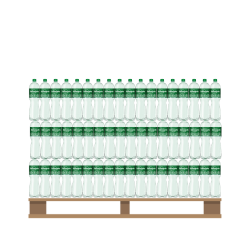 Woda Ustronianka Biała 1,5L Musująca<br>(Paleta 504 szt.)