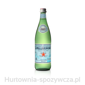S.Pellegrino Naturalna Woda Mineralna Gazowana 0,75 L
