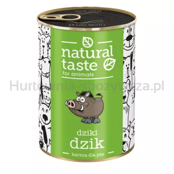 Dolina Noteci Natural Taste Puszka dla Psa Dziki Dzik 400g