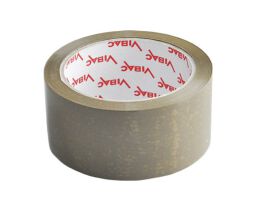 Taśma pakowa VIBAC Solvent, 48mm, 60m, brązowa