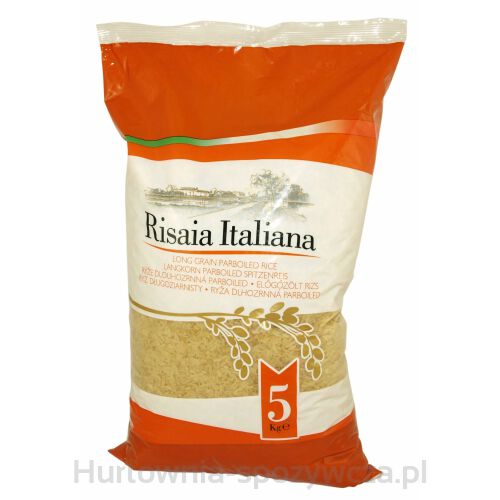 Ryż Parboiled Preparowany Długoziarnisty Risaia Italiana 5 Kg