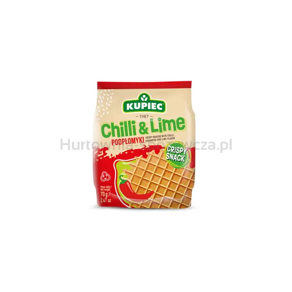 Kupiec Podpłomyki chilli & lime 70g
