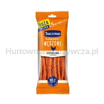 Tarczyński Kabanosy Wędzone Drobiowe Z Dodatkiem Wieprzowiny 220 G