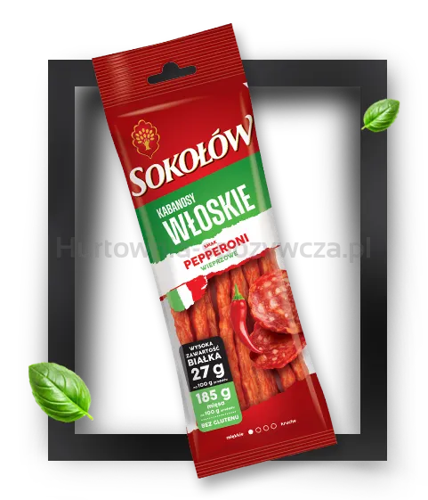 Sokołów Kabanosy Włoskie 100G Gold