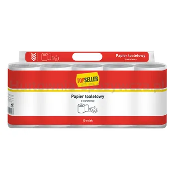 Topseller Papier Toaletowy 10 rolek, 3 warstwy